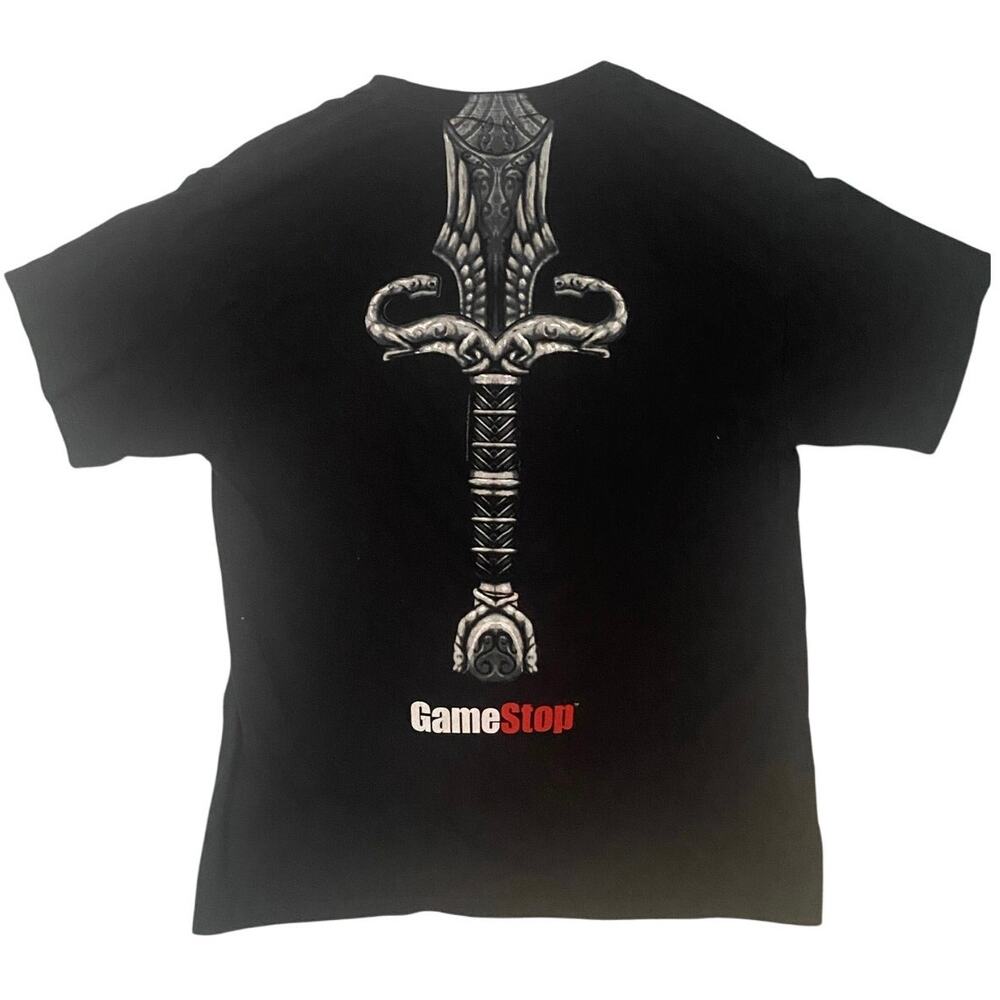 2010 Gothic 4 GameStop Promo T-Shirt Men's Large Black Sword RPG Video Game